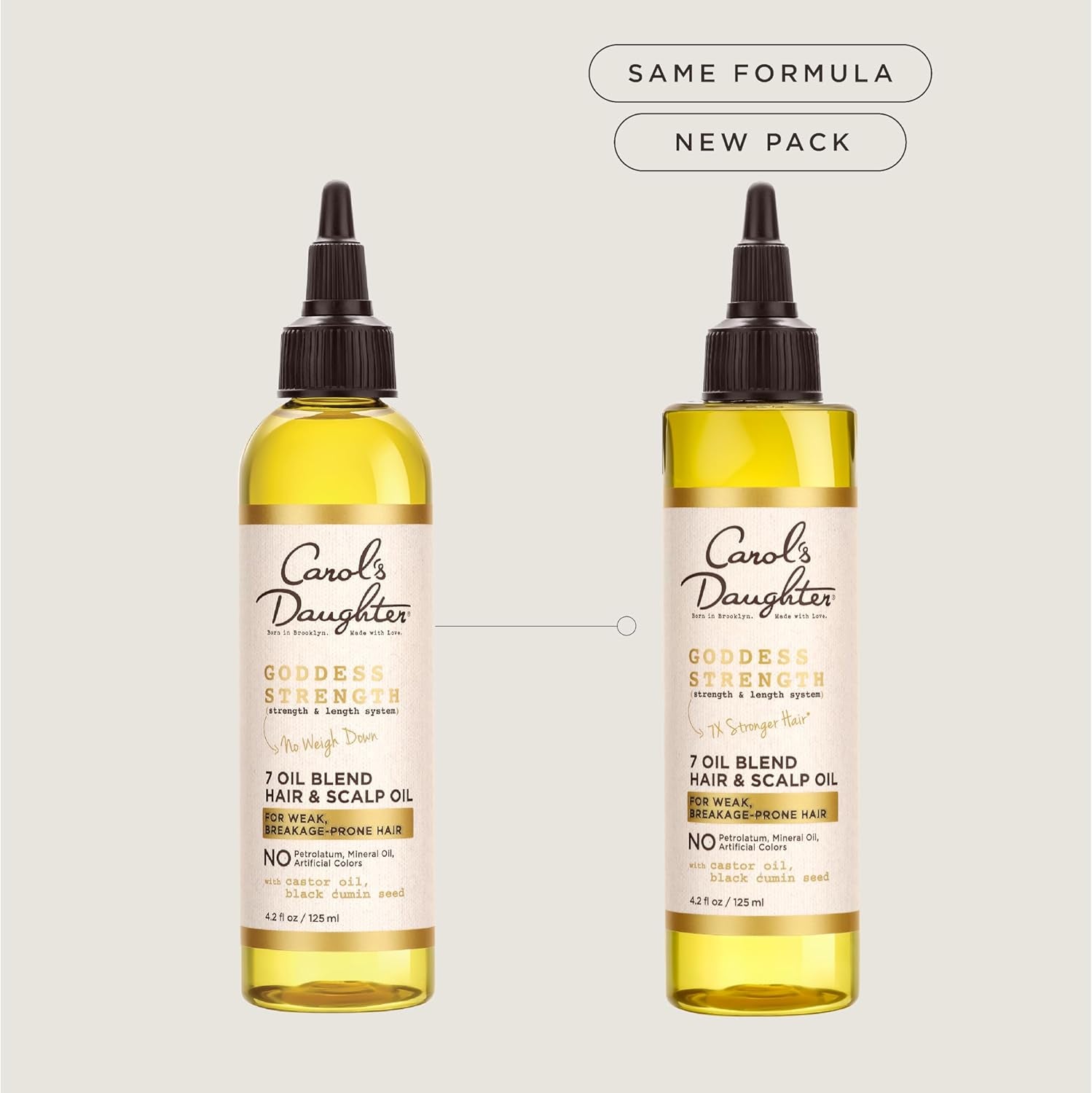 Goddess Strength Sulfate Free Shampoo, Hair Conditioner, Leave in Conditioner & Hair Treatment Oil Made with Castor Oil (4 Products)-Amene Beauty
