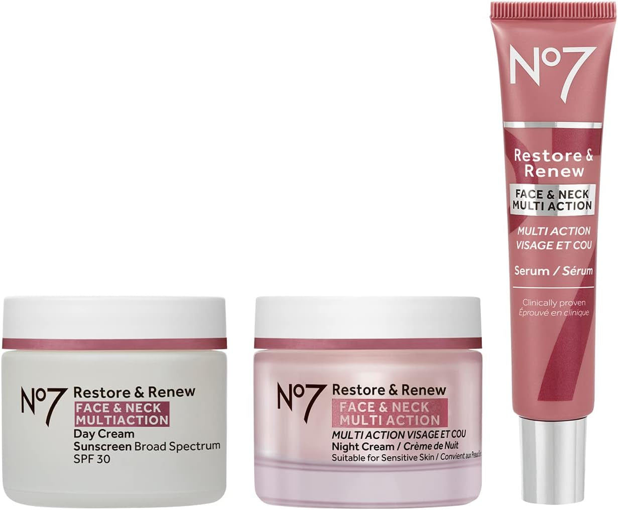 Restore & Renew Face & Neck Multi Action Skincare System, Pack of 1-Amene Beauty