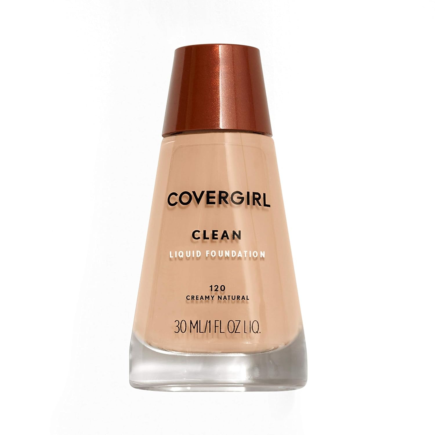 Clean Makeup Foundation Creamy Natural 120, 1 Oz (Packaging May Vary)-Amene Beauty