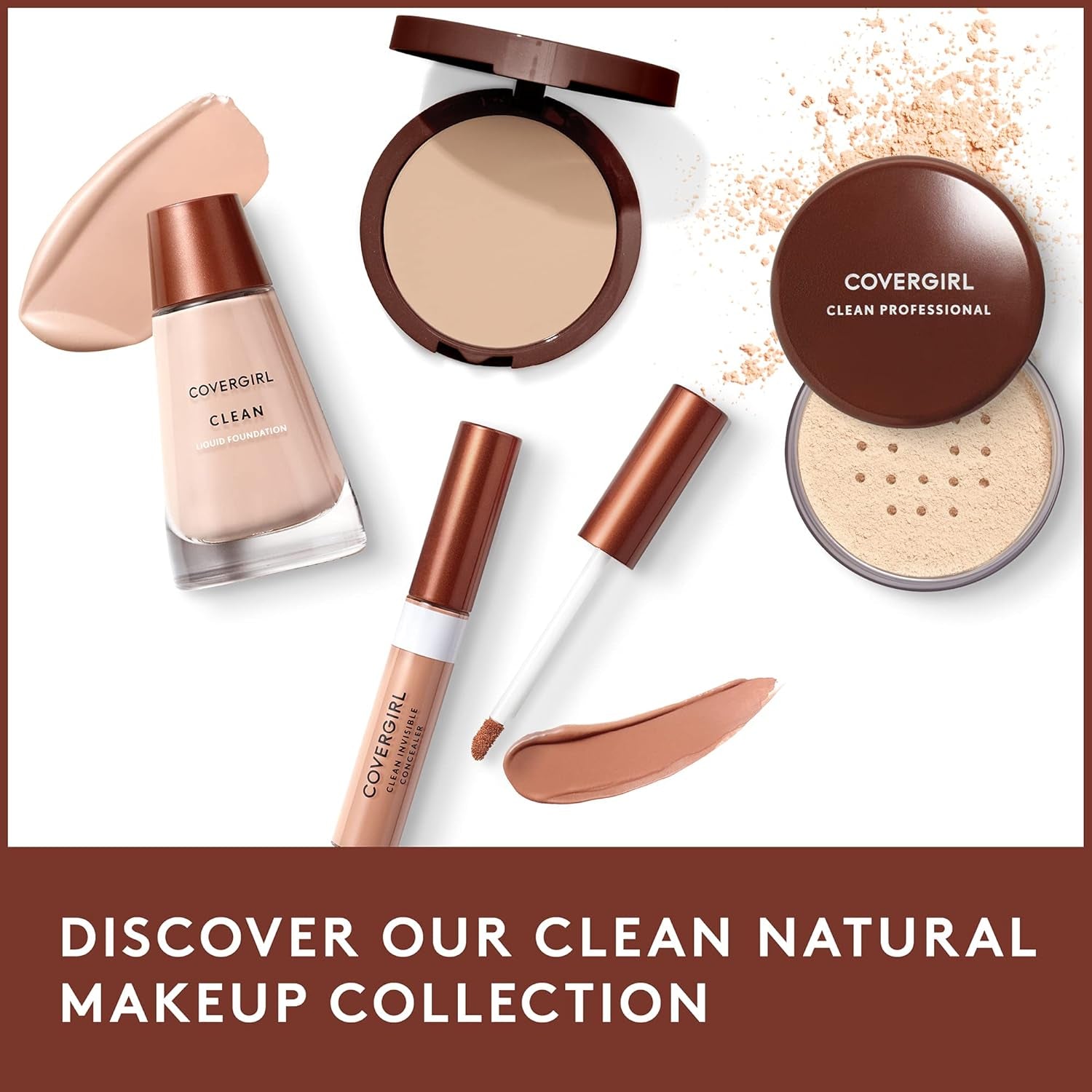Clean Makeup Foundation Creamy Natural 120, 1 Oz (Packaging May Vary)-Amene Beauty