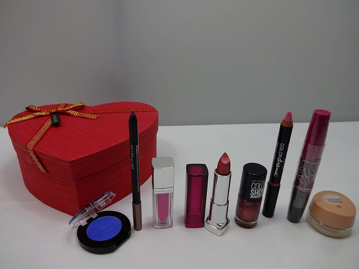 Maybelline 8 Piece Beauty Gift Box, Gift Set for Her, Beauty Bundle for Women-Amene Beauty