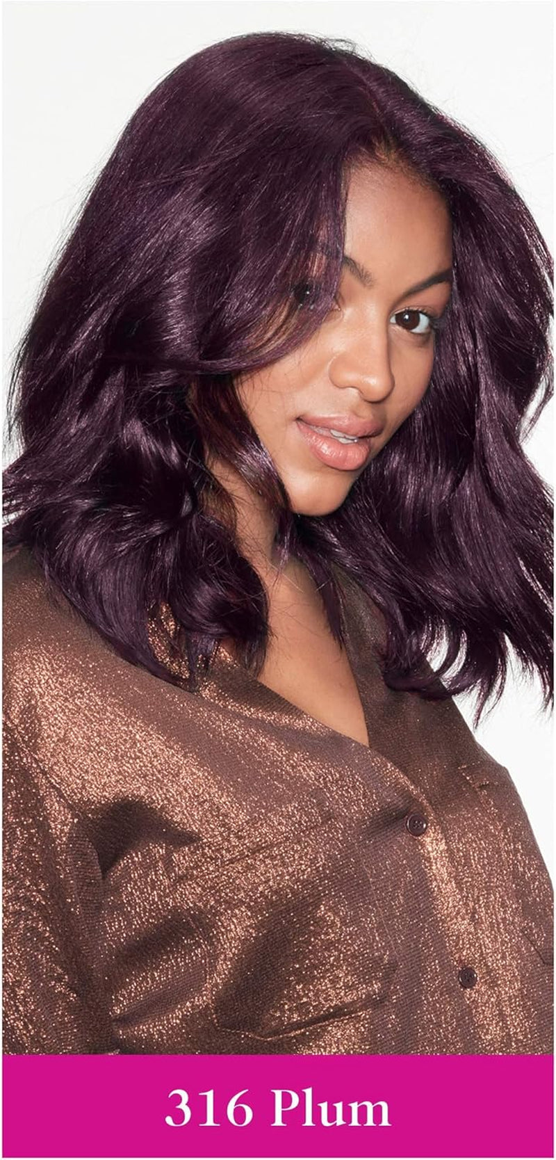 L'Oréal Paris Casting Crème Gloss Semi-Permanent Hair Dye, Ammonia-Free Formula & Honey-Infused Conditioner, Glossy Finish, Colour for up to 28 Shampoos, Pack of 3, Colour: 316 Plum-Amene Beauty