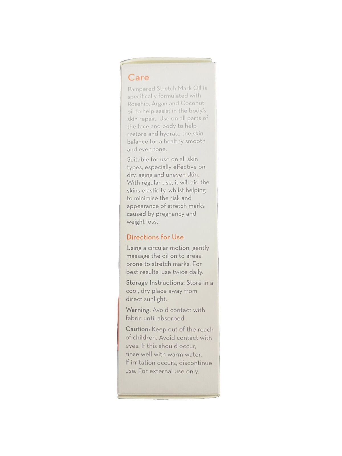 Pampered Stretch Mark Oil 125 ml (pack Of 2)-Amene Beauty