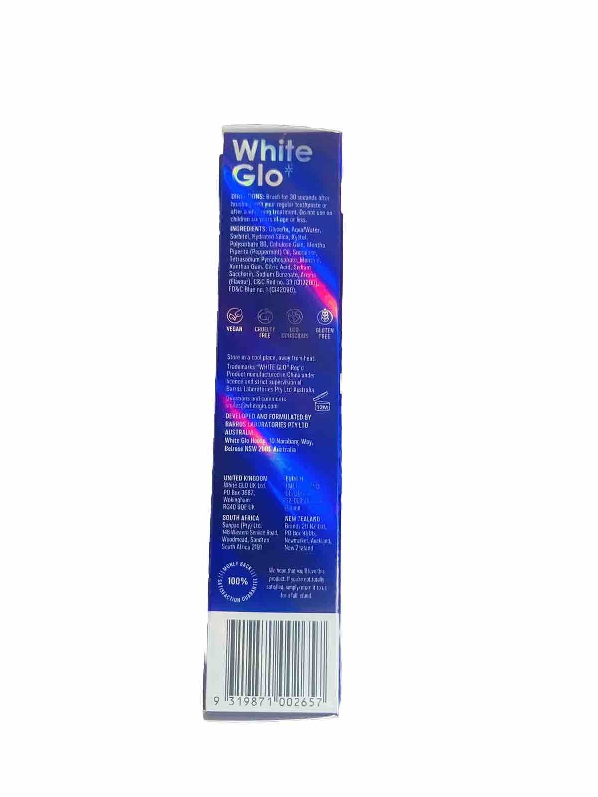 White Glo Purple Tooth Toner Whitening Serum , Polishing Powder-Amene Beauty