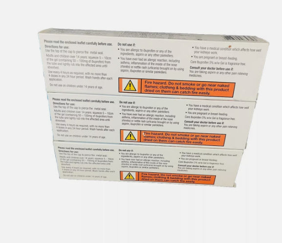 Care ibuprofen gel for muscle pain 