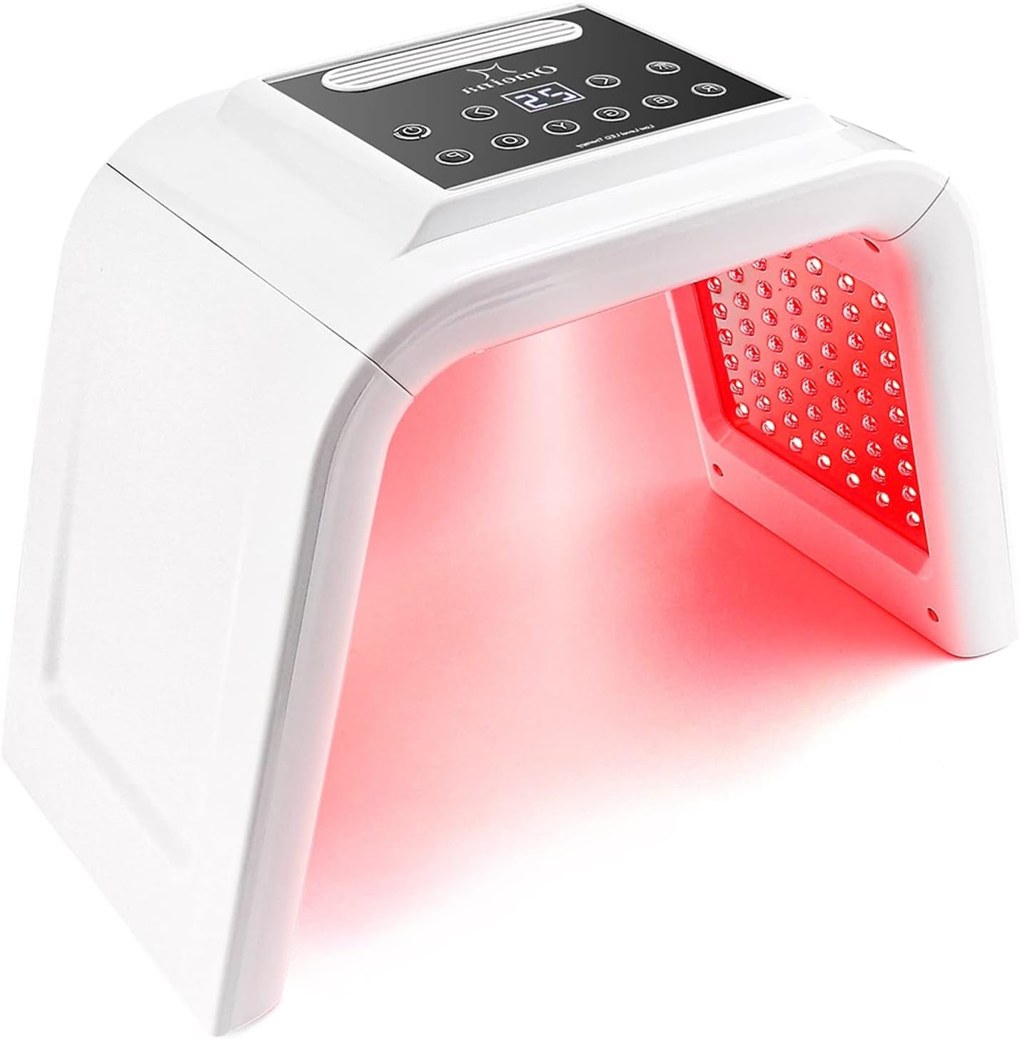 Red Light Therapy Lamp with Nano Spray,6 Colors Led Light Therapy Mask,Pdt Machine,Led Face Light Therapy Mask,178Pcs Leds,Anti-Anging,Rejuvenation,Firming,Smooth Wrinkle,Skin Brighten-Amene Beauty