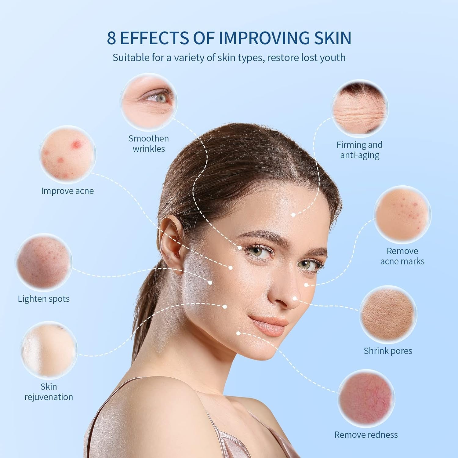 Red Light Therapy Lamp with Nano Spray,6 Colors Led Light Therapy Mask,Pdt Machine,Led Face Light Therapy Mask,178Pcs Leds,Anti-Anging,Rejuvenation,Firming,Smooth Wrinkle,Skin Brighten-Amene Beauty