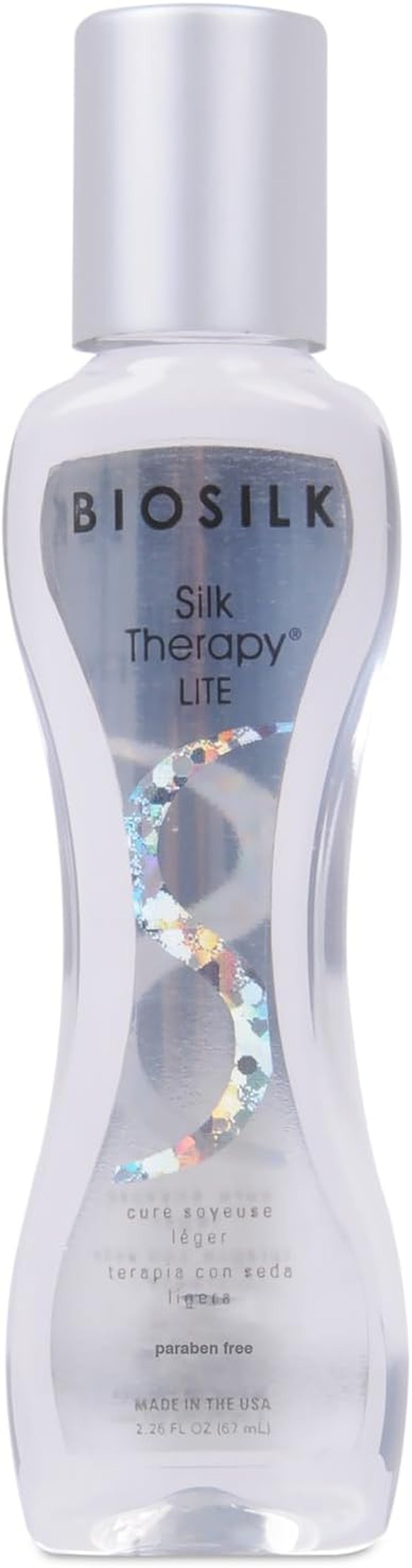 Silk Therapy Lite Reconstructing Treatment for Fine & Thin Hair Leave-In Hair Serum Hair Oil Treatment Strengthens, Smoothens & Adds Shine Prevents Split Ends Paraben Free, 67 Ml-Amene Beauty