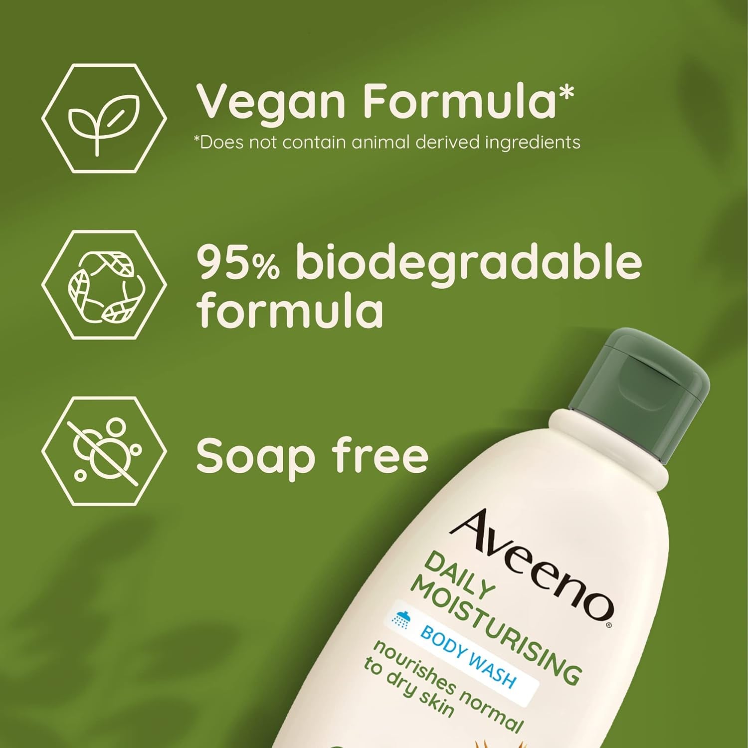 Daily Moisturising Body Wash, with Soothing Oat, Suitable for Sensitive Skin, Gently Cleanses and Nourishes, Soap-Free, Lightly Scented, 300Ml-Amene Beauty